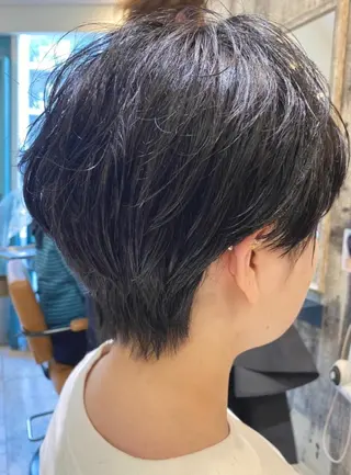 ショート カラー パーマ iizuka akiのヘアスタイル