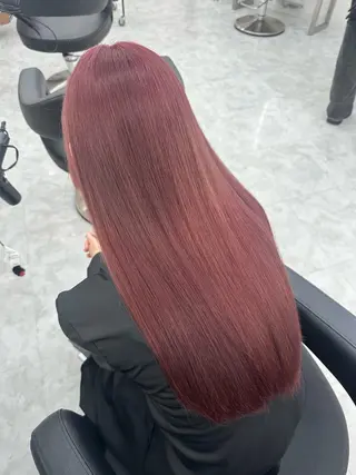 ロング カラー ♦️暖色/縮毛矯正/ 🫗kazuki♦️のヘアスタイル