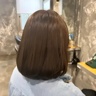 ミディアム 横浜美容室/透明感 カラー/レイヤーのヘアスタイル