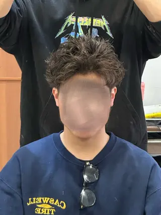 パーマ メンズ 巻けないけど美髪 作れます丸山智久のヘアスタイル