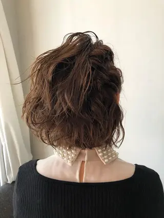 ショート ヘアアレンジ レイヤーカット✂️ 横浜No1♡下鳥翔子のヘアスタイル