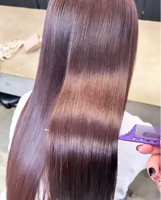 セミロング カラー パーマ ヘアアレンジ メンズ 暖色💖ツヤ髪💖 masae🌼のヘアスタイル