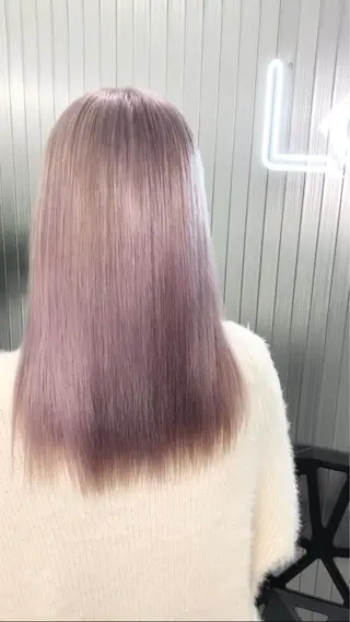 ミディアム カラー LOOP hairのヘアスタイル