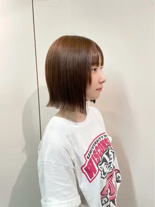 ミディアム カラー 浦和指名率No.1 ショート特化美容師のヘアスタイル