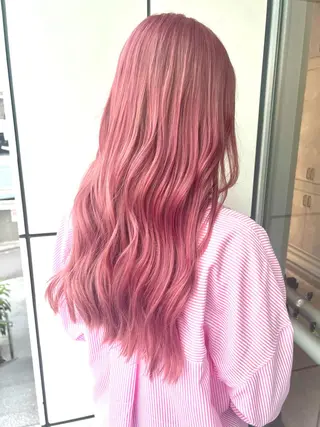 ロング カラー ヘアアレンジ 🌈インナーカラー ‘ショウマ’🌈のヘアスタイル