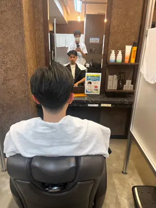 ミディアム メンズ 清水 寧生のヘアスタイル