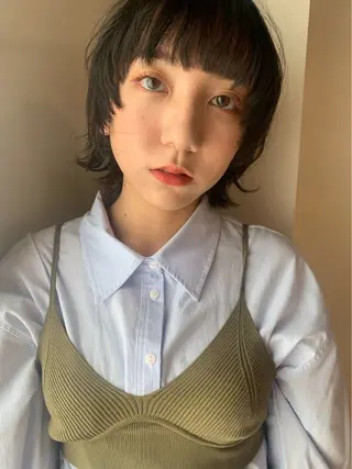ショート 縮毛矯正/アレンジ FACE。ゆのんのヘアスタイル