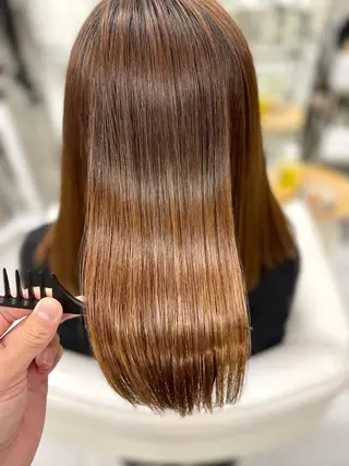 セミロング パーマ 滝沢 嵩大のヘアスタイル