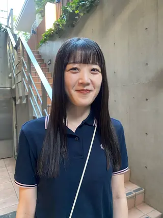ロング 大人可愛い♡コテ巻き パーマ🌼杉田 萌恵のヘアスタイル