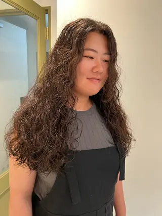 ロング パーマ メンズカット /パーマ🍀田畑玖音のヘアスタイル