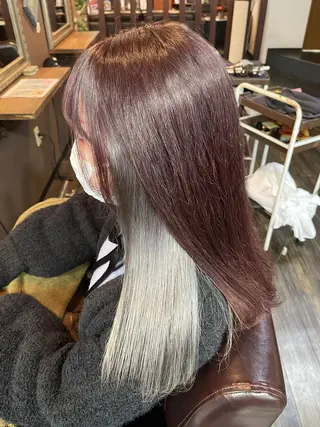 ロング カラー ｼﾉｻﾞｷ ｷﾅのヘアスタイル