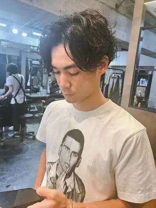 ショート パーマ kazuki iconのヘアスタイル