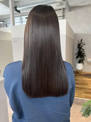 ロング 縮毛矯正/髪質改善 コヤマのヘアスタイル