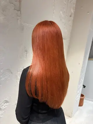 ロング カラー カットパーマモデル 募集中🧺アンジュのヘアスタイル