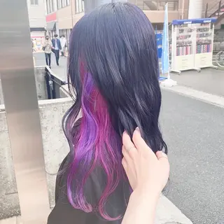 ミディアム カラー ヘアアレンジ メンズ キッズ お悩み解決美容師 💐AMIのヘアスタイル