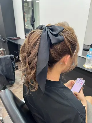 セミロング 藤本 翔己のヘアスタイル