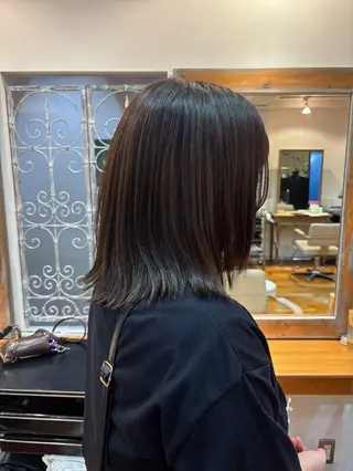 ミディアム カラー 榎本 紀美／カット募集中のヘアスタイル