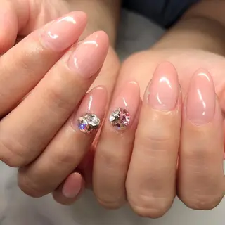 ロング カラー ヘアアレンジ キッズ ネイル マツエク・マツパ 福田 加奈のネイルデザイン