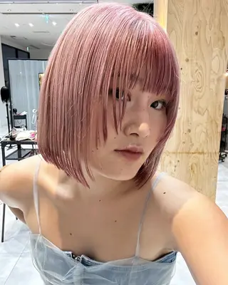 ショート カラー ボブ/似合わせ/ 大阪🎀まあいのヘアスタイル