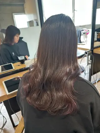 ロング カラー DAIKIベージュ 🍂レイヤーカットのヘアスタイル