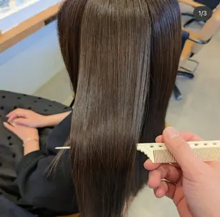 ロング 中谷　千鶴 ◎ブリーチカラー得意のヘアスタイル