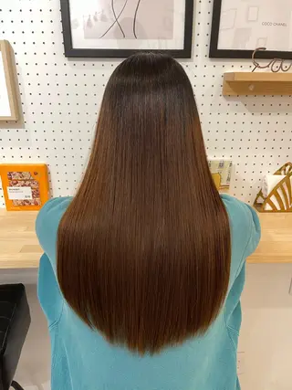 ロング 縮毛・酸性ストレート 特化のヘアスタイル