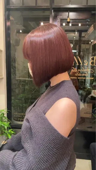 ショート カラー momoka Jr.stylistのヘアスタイル
