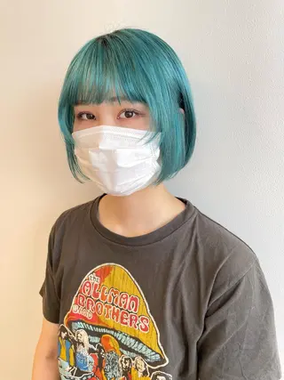 ショート カラー ayumi🌈 インナーカラー🌈のヘアスタイル