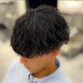 パーマ メンズ メンズ専門/パーマ 特化/栄/北出瑞貴のヘアスタイル