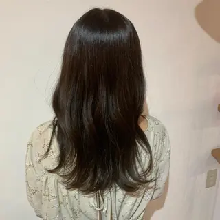 セミロング 🫧透明感カラー🫧 ロン毛美容師のヘアスタイル