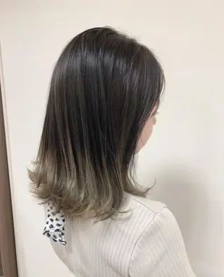 セミロング カラー ヘアアレンジ enurk店 🍋 M I K U  *のその他イメージ