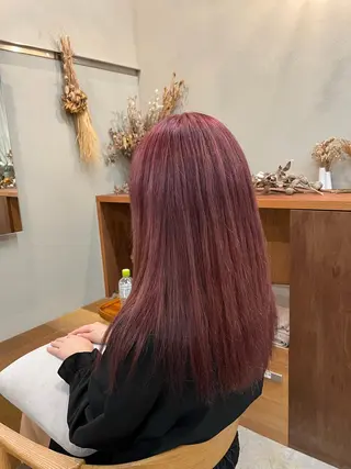ロング カラー 暖色カラー／ ヘアセット🌛櫻井舞のヘアスタイル