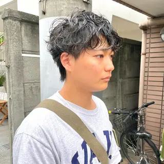 パーマ メンズ 🔥メンズショート 職人🔥大澤龍也のヘアスタイル