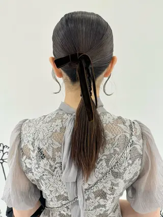 セミロング ヘアアレンジ 🫧髪質改善/縮毛 矯正/RIKOのヘアスタイル