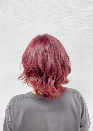 ショート カラー ハイトーンカラー 縮毛矯正/ジャックのヘアスタイル