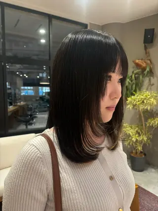 ミディアム 鳥栖美容室/nir. 美優/ミユのヘアスタイル