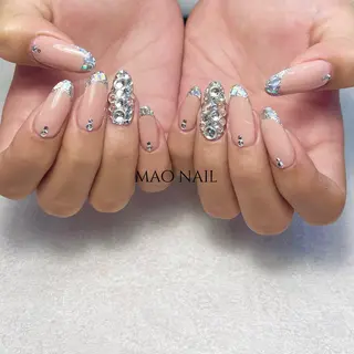 ロング &MERCI nail maoのネイルデザイン