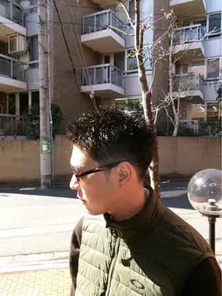 ショート メンズ メンズカット 髙橋創のヘアスタイル