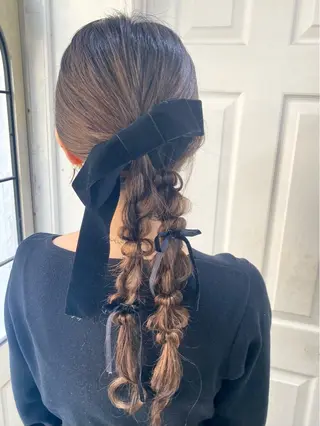 ヘアアレンジ uros.中目黒 moekaのヘアスタイル