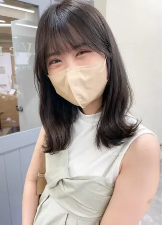 セミロング カラー メンズパーマ メンズ特化ryoのヘアスタイル