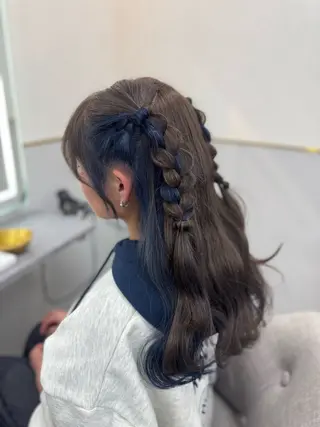 セミロング ヘアアレンジ Ciete Shioriのヘアスタイル