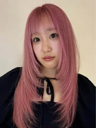 ロング 五味優莉🫧 ͛.* 似合わせ/レイヤーのヘアスタイル