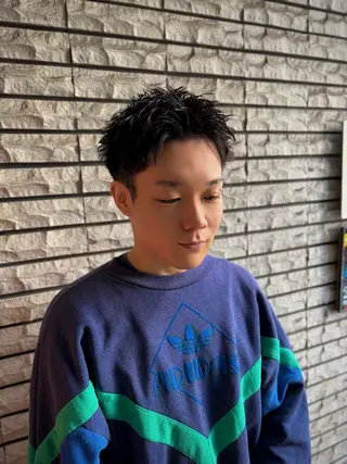 ショート メンズ UMM daichi メンズパーマのヘアスタイル