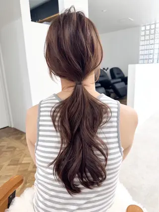 ロング 透明感カラー Lity🤍ྀིaiのヘアスタイル