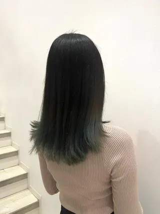 ロング カラー パーマ ヘアアレンジ 🌈インナーカラー ‘ショウマ’🌈のヘアスタイル