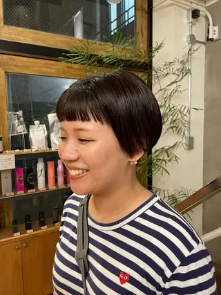 ショート 似合わせカラー/ 堀江美容室/レミ🎀のヘアスタイル