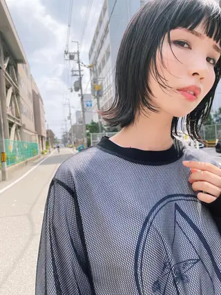 ミディアム 窪田 幸太のヘアスタイル