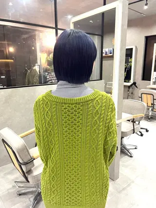 ショート カラー 長谷川 湧のヘアスタイル