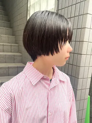 ショート カラー ショート/ボブ/ 透明感カラー/ほのかのヘアスタイル