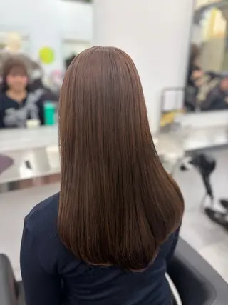 ロング 艶髪ハイトーンカラー 渋谷🎀ririkaのヘアスタイル